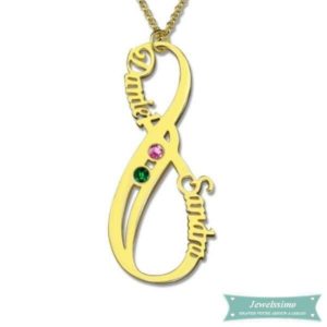 collier prenom infini